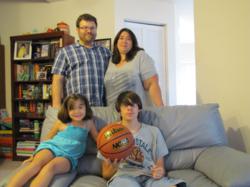 Essay Contest Winner, Candy Rhodes and family